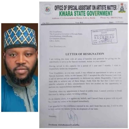 Governor?s aide resigns, says he can?t keep collecting salary for doing nothing