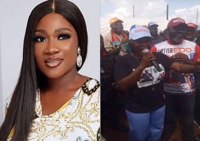 Edo 2024: Mercy Johnson under fire for campaigning for APC?s Okpebholo