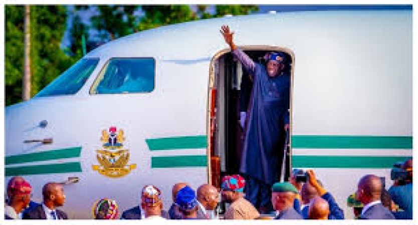 Tinubu returns to Abuja from China after London stop over