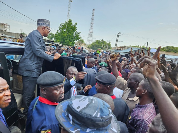 Obi, Datti, and Usman lead the Labour Party team to Maiduguri, and donate N50m to flood victims