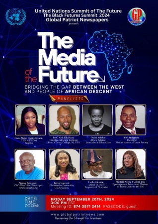 Dabiri-Erewa, Khalfani, Adaba, Anderson, Kolawole, Umesiri, Akande, Coker, others to feature at Global Patriot Newspapers? Dialogue on the Media of the Future
