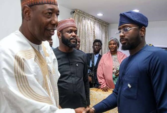 Flood: Tinubu?s children visit Maiduguri, donate to victims