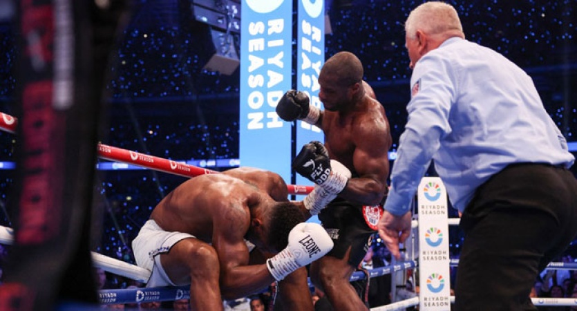?Warrior? Joshua vows to fight on despite Dubois mauling