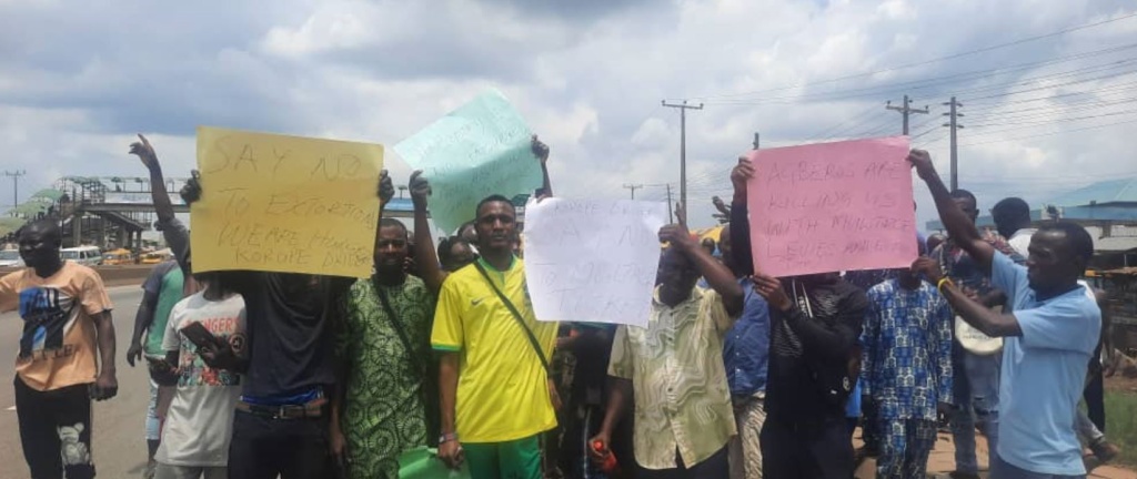 Ogun commercial drivers protest multiple levies