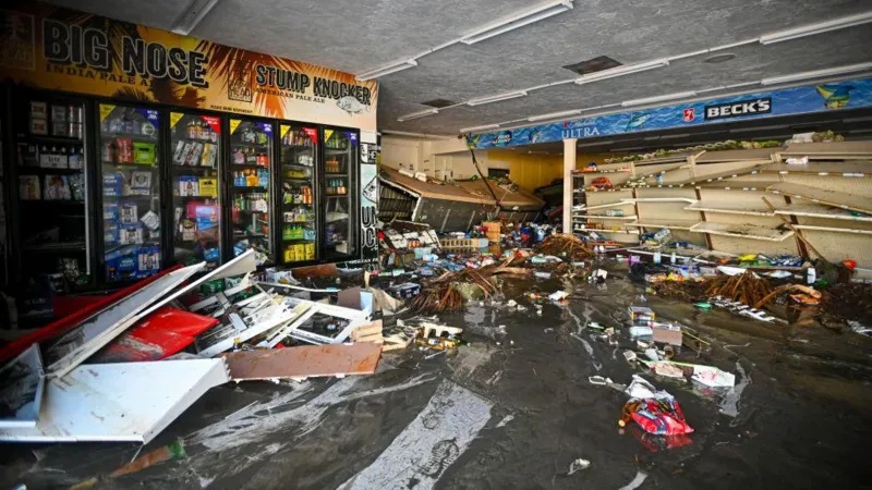 At least 63 dead, millions left without power as Hurricane Helene pummels south-east US