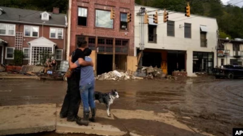 Hurricane damage creates uncertainty about how voters will cast ballots in US swing state