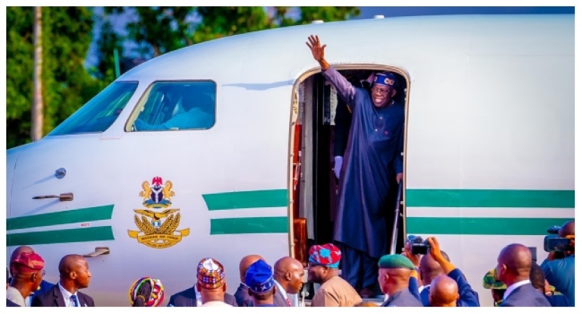 BREAKING: Tinubu goes on leave, jets out to UK