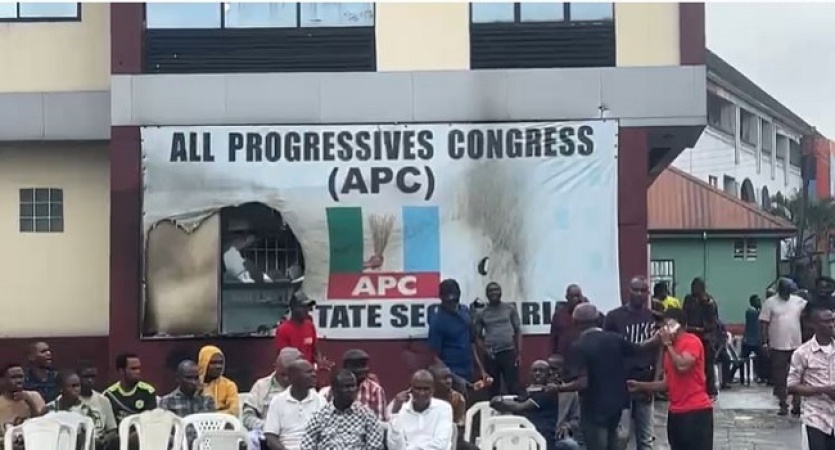 BREAKING: Explosion rocks Rivers, destroys APC Secretariat, other properties