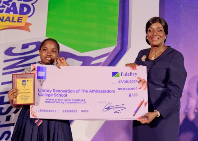 Ota student wins Fidelity Bank?s ?Read2Lead? writing competition