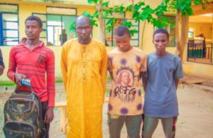 Police bust four-man armed robbery syndicate in Katsina