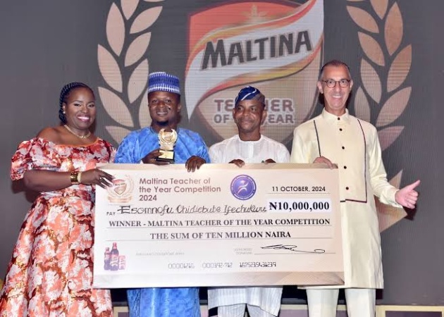 Esomnofu: Another Anambra indigene wins Maltina Teacher of The Year Competition