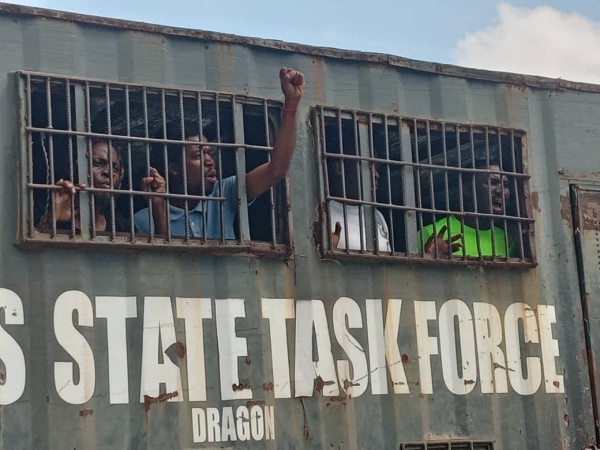 BREAKING: Police arrest protesters marking EndSARS Anniversary in Lagos