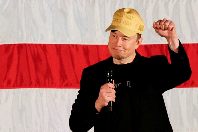 US Justice Department warns Musk?s super PAC over $1 million giveaways