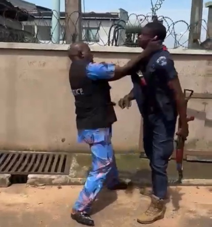 Outrage as policemen beat, detain NSCDC officer in Osun