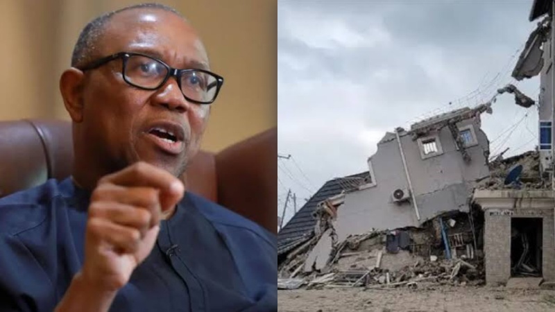 Abuja building collapse: Obi condoles with victims, urges FG to forestall future occurrences