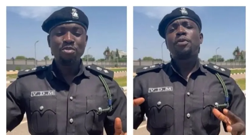 BREAKING: Nigerian Police detain VeryDarkMan over illegal use of uniform