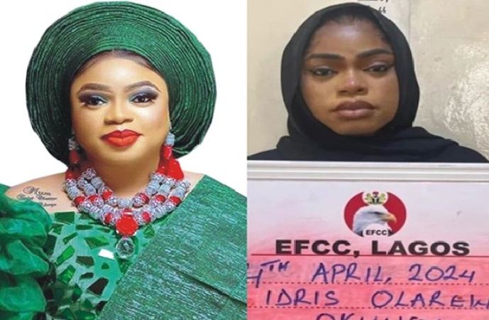EFCC transfers Bobrisky to Abuja for interrogation