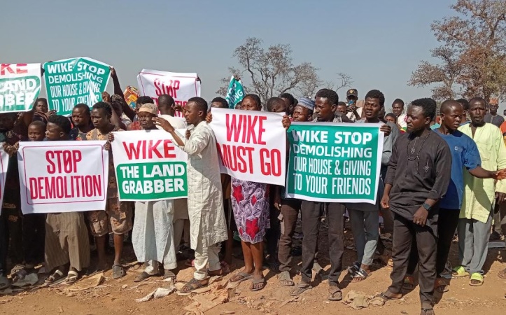 FCT residents protest demolitions, seek Tinubu?s intervention
