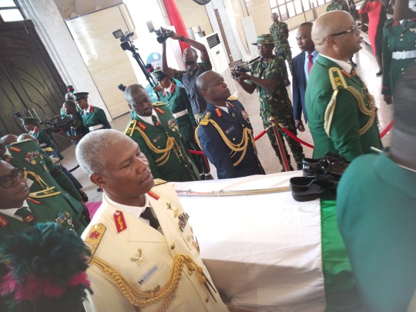 Funeral service of Ex-COAS Lagbaja ends, body set for interment
