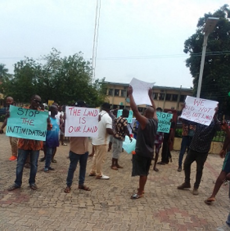 Protesting Ogidi youths allege government encroachment on their land