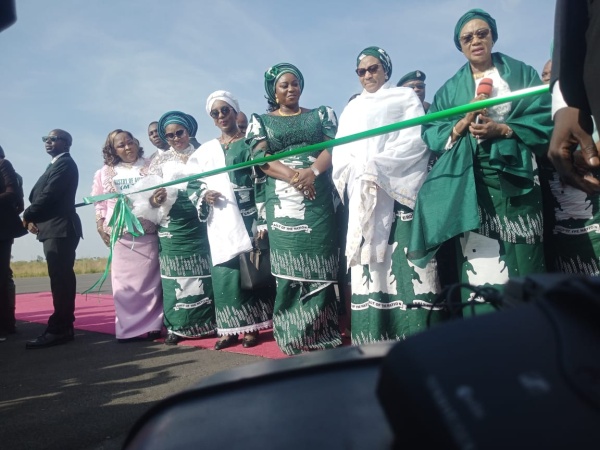 First Lady commissions upgraded Chuba Okadigbo Airport runway
