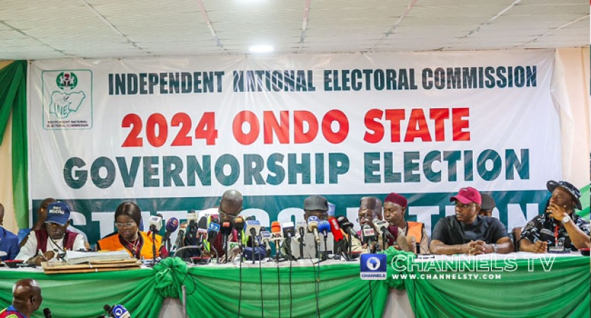 BREAKING: APC clears all 18 LGAs with wide margin as INEC completes collation of Ondo guber poll results