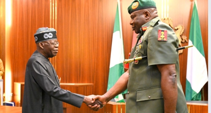 Tinubu seeks senate confirmation of Oluyede as COAS