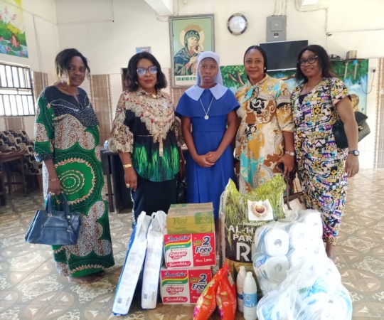 Germany-based organisation donates items to Holy Child Motherless Babies Home in Enugu