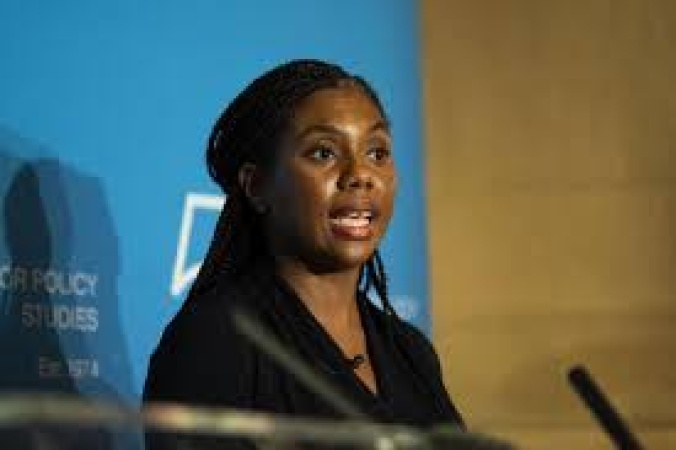 UK Party leader Kemi Badenoch vows to limit immigration