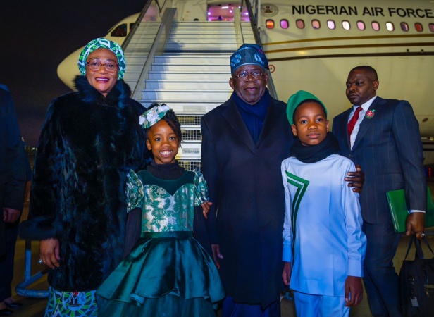 Tinubu arrives Paris to begin state visit to France