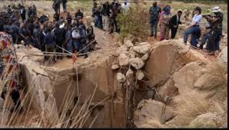 Six bodies pulled from illegal South African goldmine 