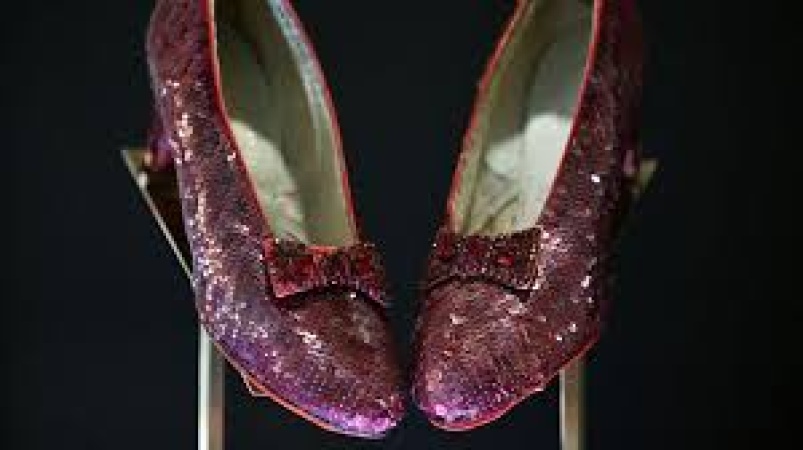 Movie legend?s ruby slippers sell for $28m at auction