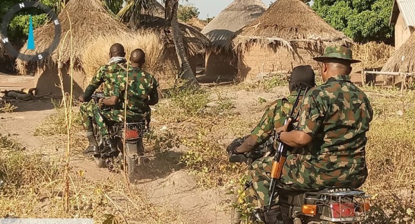 Troops destroy bandits? hideout, recover arms, vehicle in Taraba, Benue