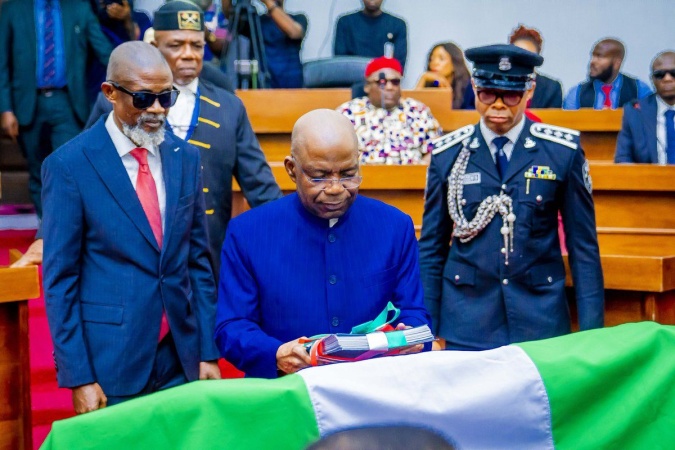 Otti presents N750bn Abia Budget for 2025 fiscal year
