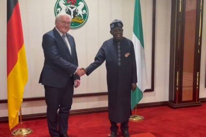 German President visits Tinubu at State House 