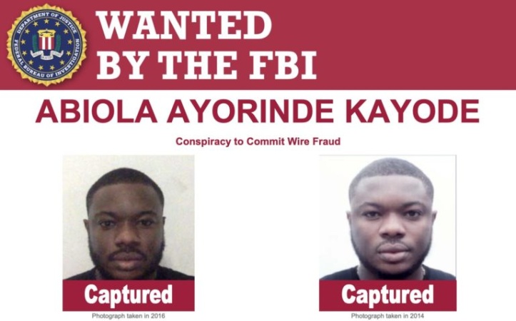 FBI extradites Abiola Kayode to US over alleged $6m cyber fraud charge