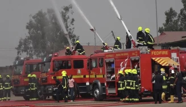 Firefighters quench inferno in Enugu timber market