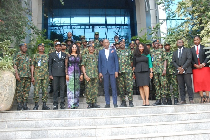 Leadership of Nigeria Air Force visits Zinox Technologies for strategic partnership