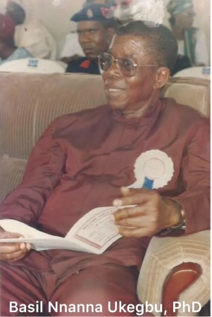 Colloquy on Basil Nnanna Ukegbu?s biography for unveiling Dec. 24