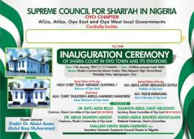 JUST IN: Islamic group makes U-turn, postpones Sharia court unveiling in Oyo 