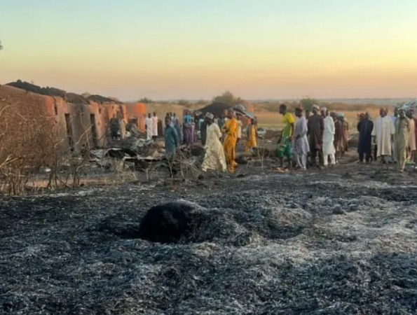 Killing of 10 villagers by military jet pursuing bandits an act of God ? Governor