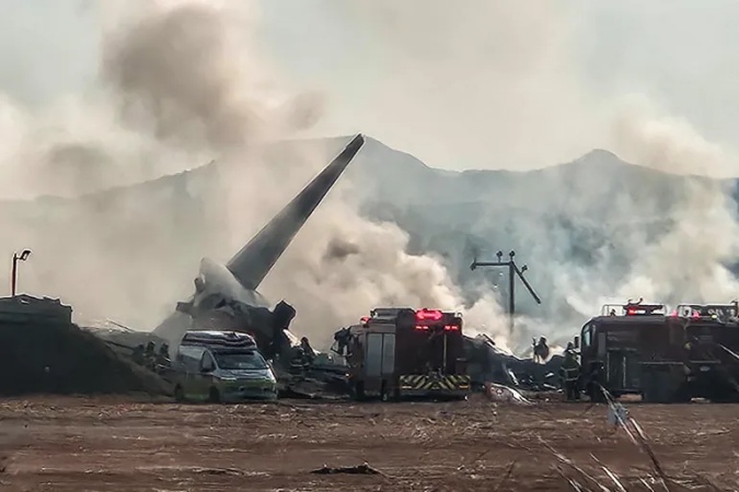 BREAKING: 85 killed, others injured as plane with 181 on board crashes, bursts into flames after landing