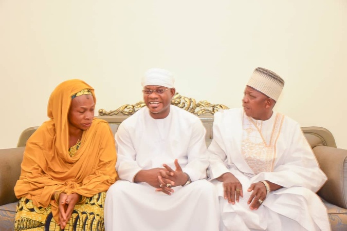 New Year: Yahaya Bello receives Governor Ododo?s parents