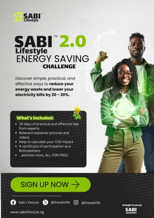 Sabi Lifestyle kick-starts 2025 Energy Saving Challenge, offers tips to crash electricity bills by 20 ? 30 per cent
