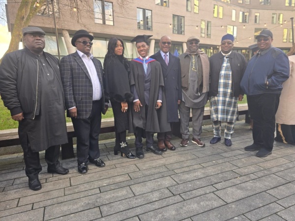 Top Nigerian politicians storm London for Wike?s son?s graduation from Queen Mary University + PHOTO