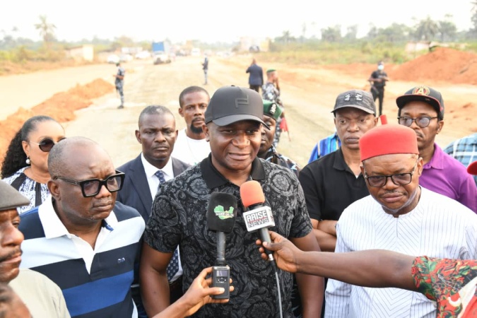 NDDC rebuilds damaged Owerri-Port Harcourt Road