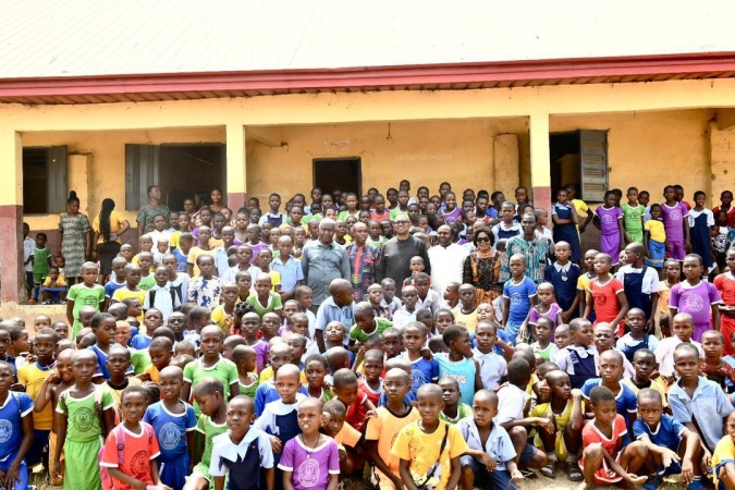 Obi teaches students to mark International Day of Education 