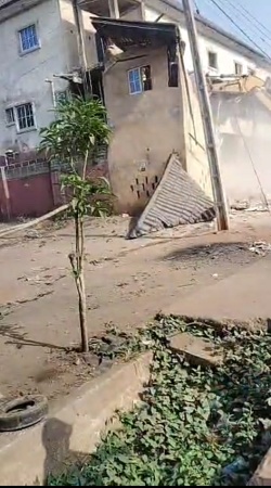 Anambra govt demolishes kidnappers? den disguised as hotel, arrests two kidnappers, five prostitutes
