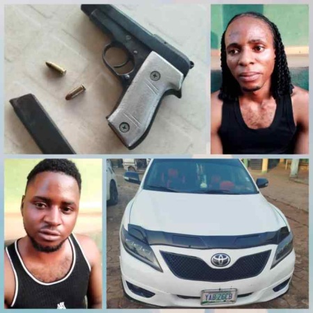 Two arrested in Anambra for unlawful possession of firearms