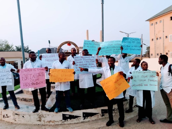Lokoja hospital resident doctors demand staff recruitment, president?s reinstatement
